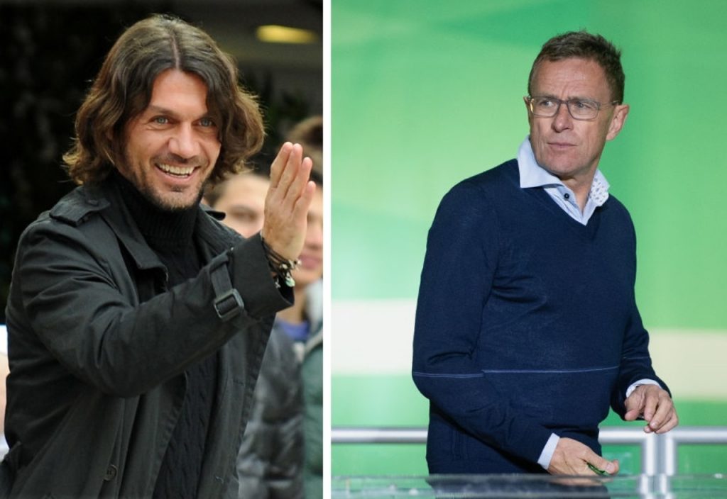 Paolo Maldini Ralf Rangnick Milan