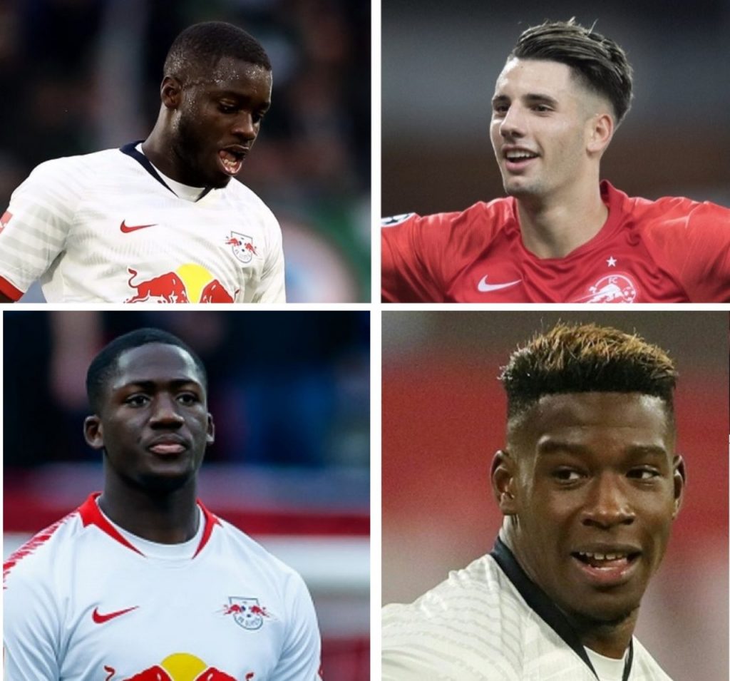 "Upamecano Konaté Mukiele Szoboszlai calciomercato Milan