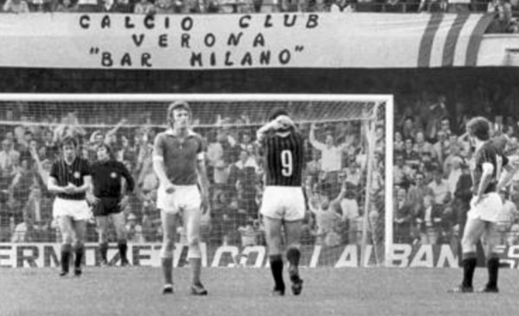 Verona-Milan prima 'Fatal Verona' 20 maggio 1973
