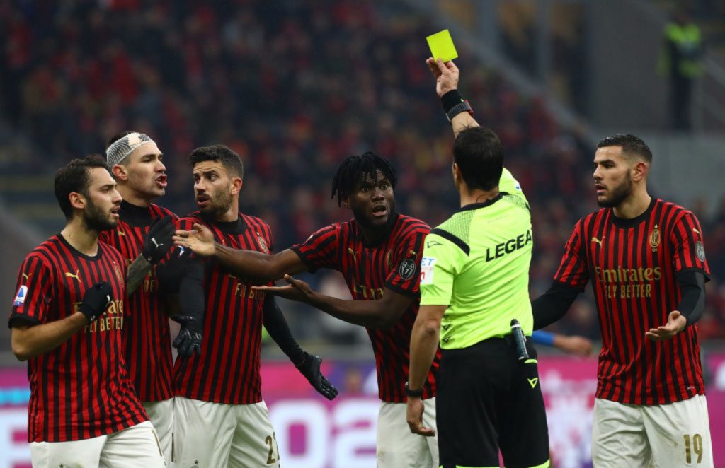Diffidati Milan Serie A