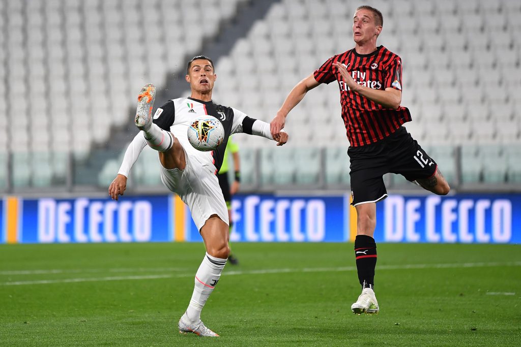 Cristiano Ronaldo Conti Juventus-Milan