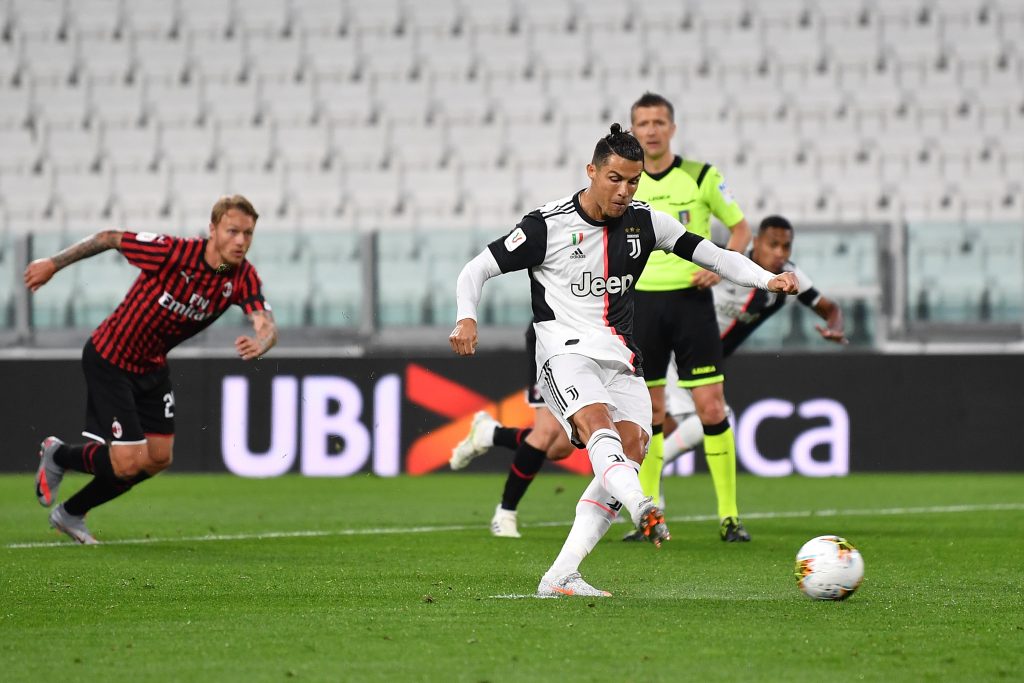 Cristiano Ronaldo Juventus-Milan