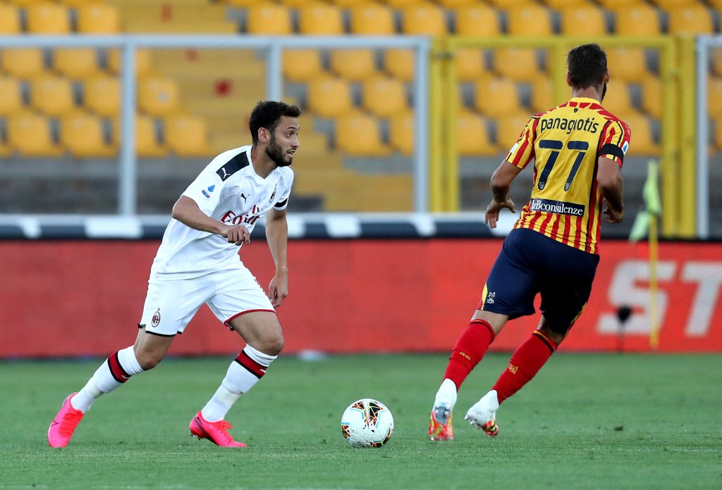 Calhanoglu Tachtsidis Lecce-Milan