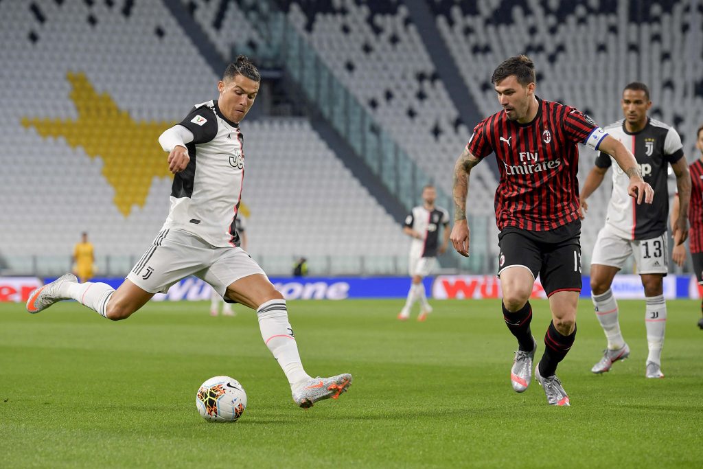 Cristiano Ronaldo Romagnoli Juventus-Milan