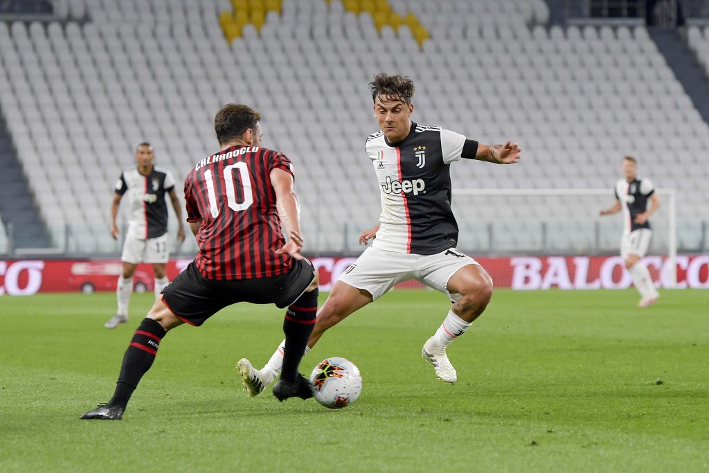 Calhanoglu Dybala Juventus-Milan