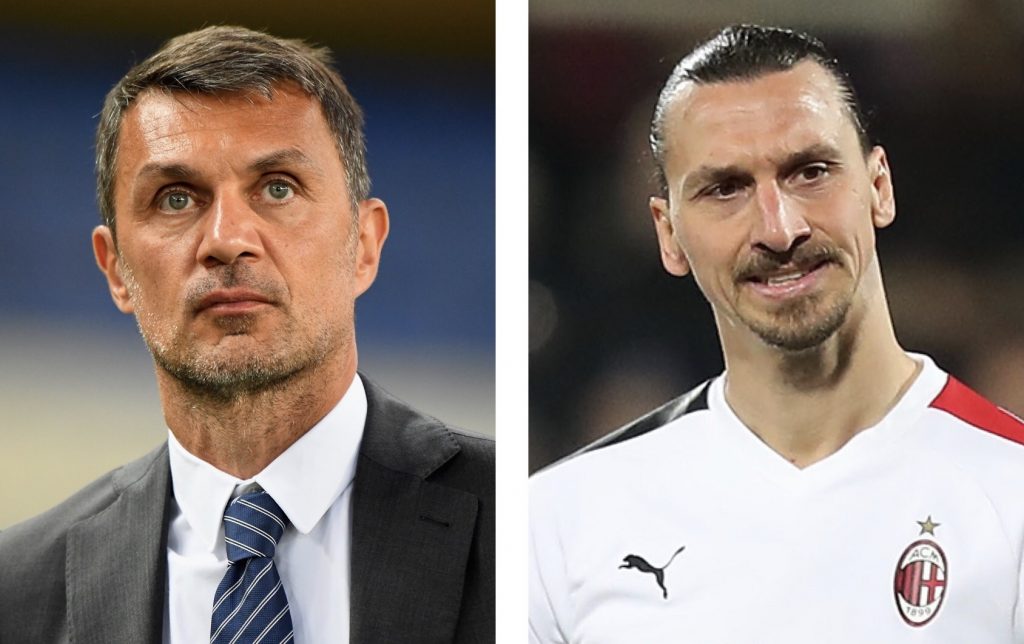 Maldini Ibrahimovic calciomercato Milan