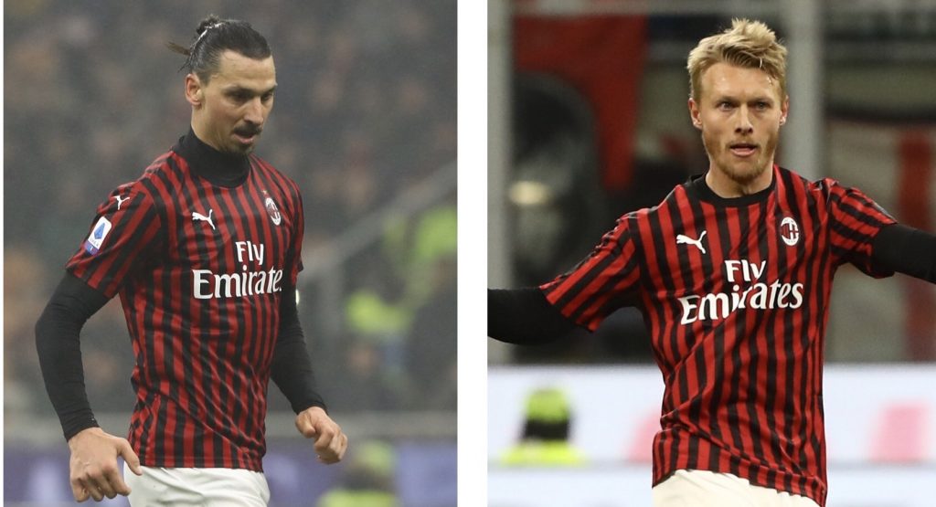 Ibrahimovic Kjaer AC Milan News