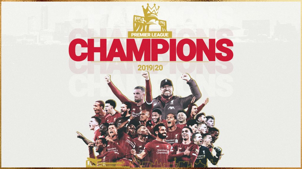 Liverpool campione Inghilterra Premier League