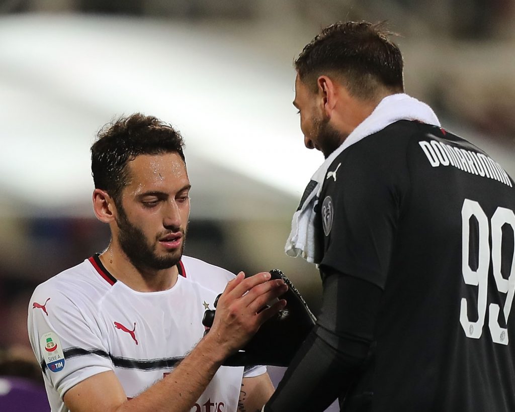 Calhanoglu Donnarumma Milan