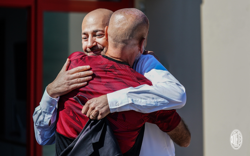 Ivan Gazidis Stefano Pioli Milan Milanello