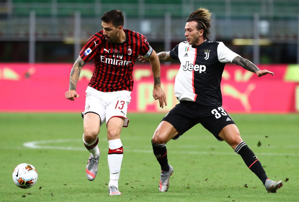 Romagnoli Bernardeschi Milan-Juventus