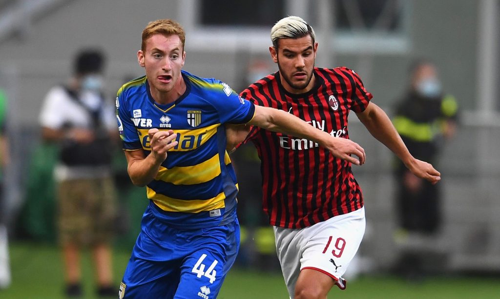 Kulusevski Theo Hernández Milan-Parma
