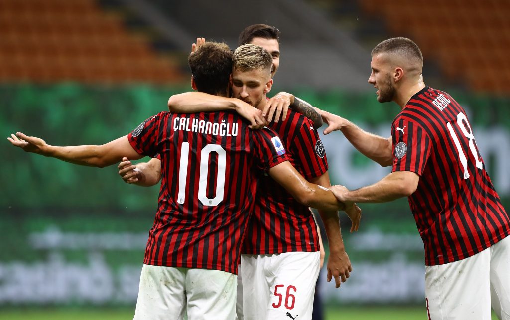 Hakan Calhanoglu Milan-Bologna