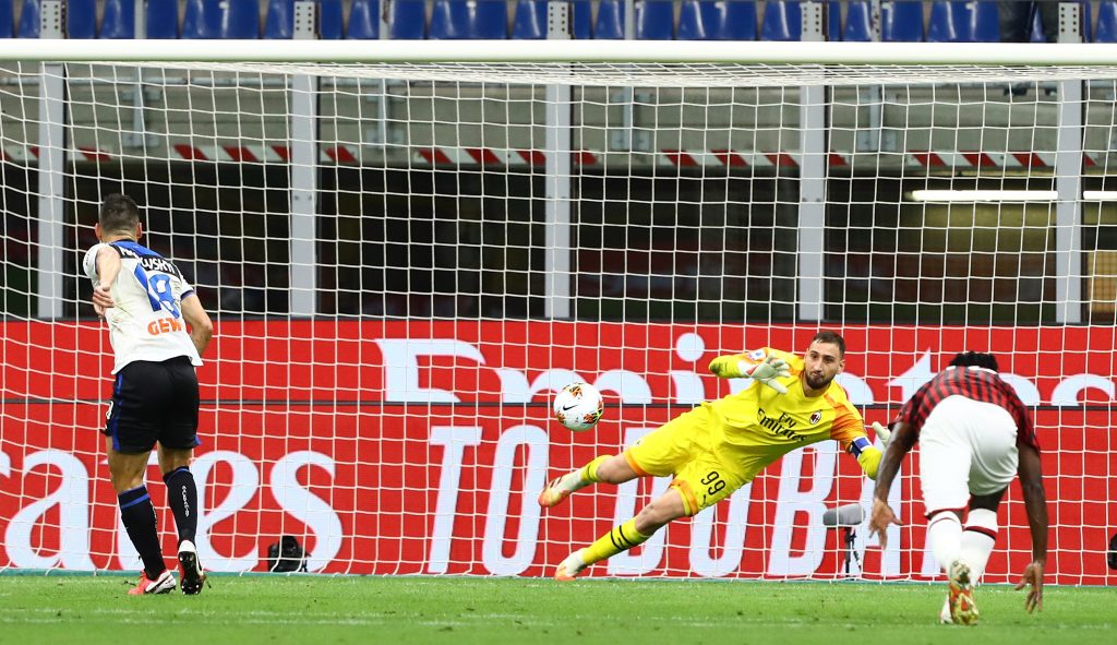 Malinovskyi Donnarumma Milan-Atalanta