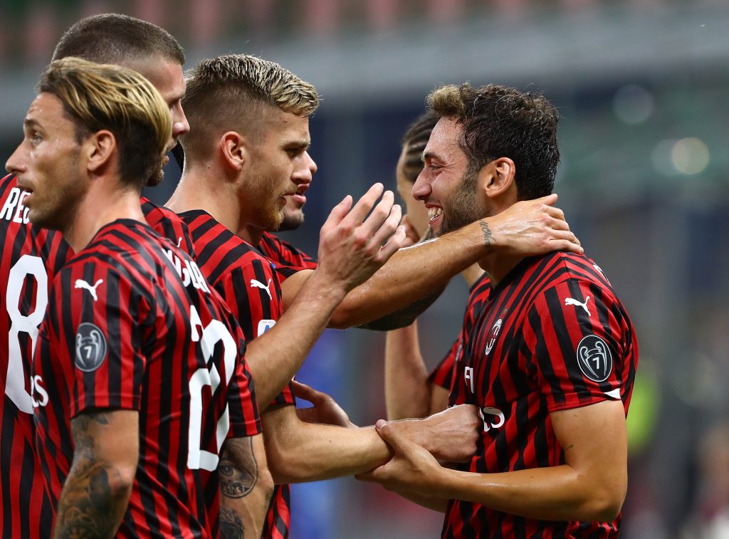 Milan-Atalanta Calhanoglu