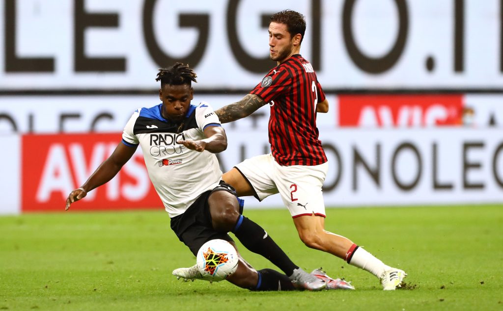 Zapata Calabria Milan-Atalanta