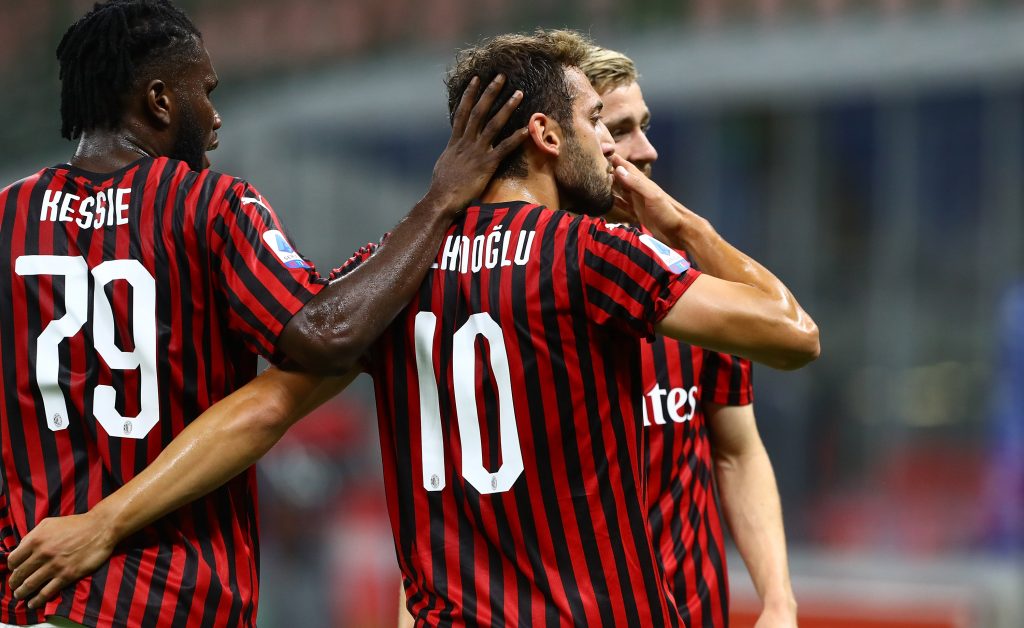 Milan-Atalanta Calhanoglu