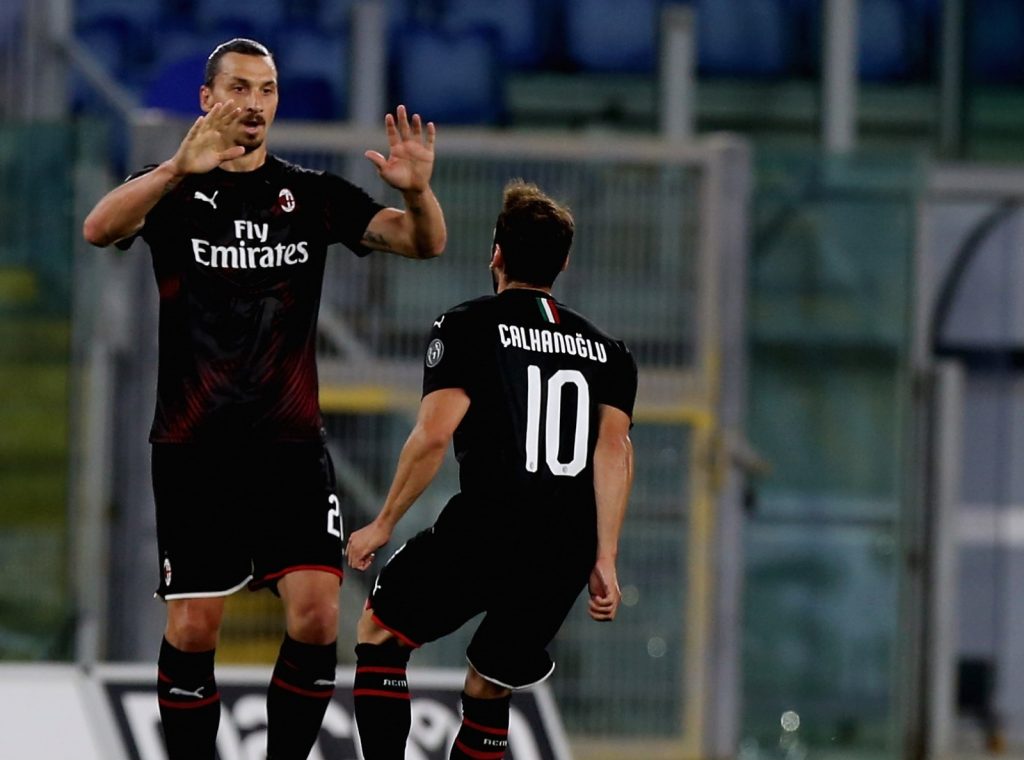 Ibrahimovic Calhanoglu Milan