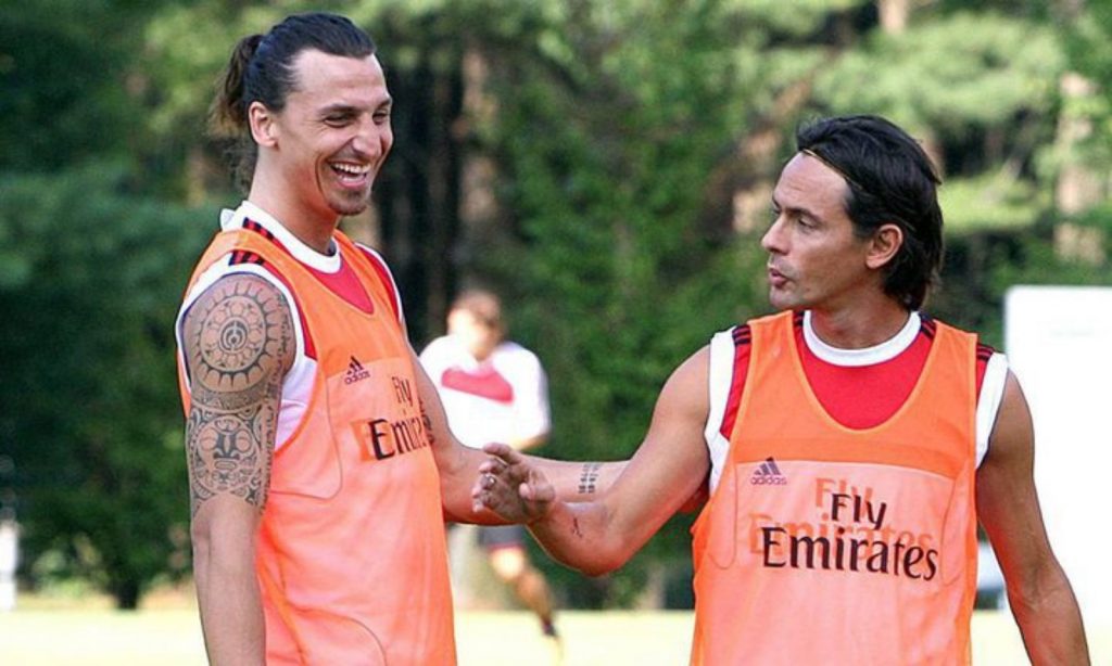 Ibrahimovic e Inzaghi a Milanello record
