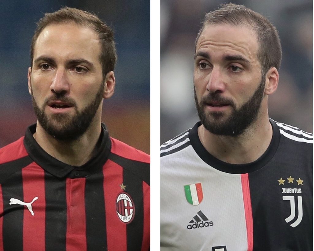 Higuaín Milan Juventus