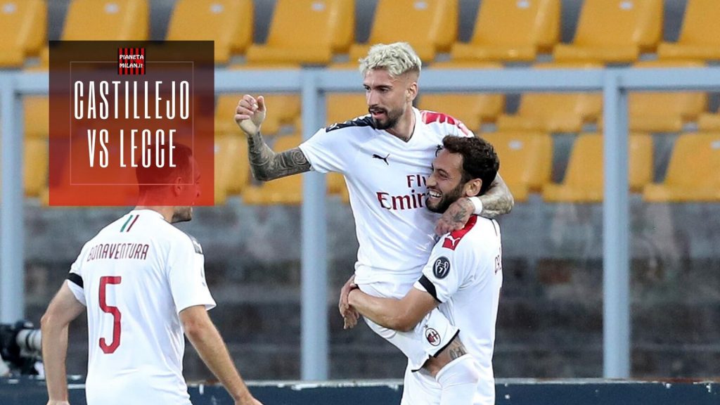 Castillejo Lecce-Milan gol