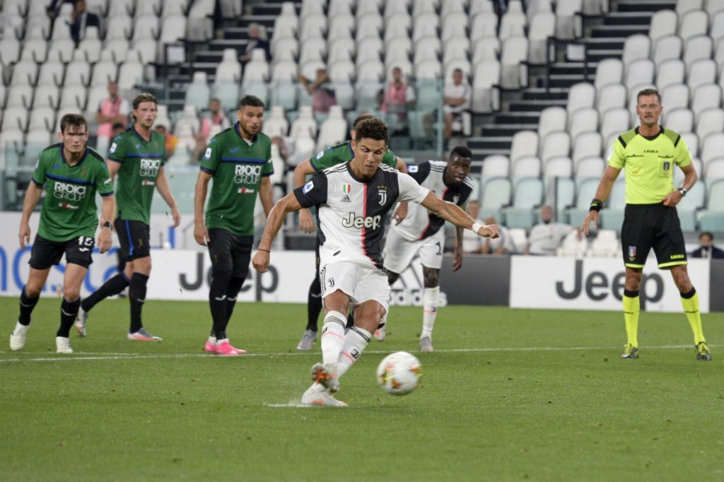 Juventus Atalanta rigore cristiano ronaldo CR7