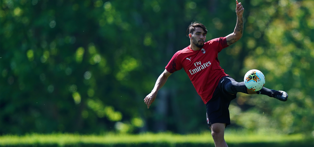 Lucas Paquetá allenamento Milan Milanello