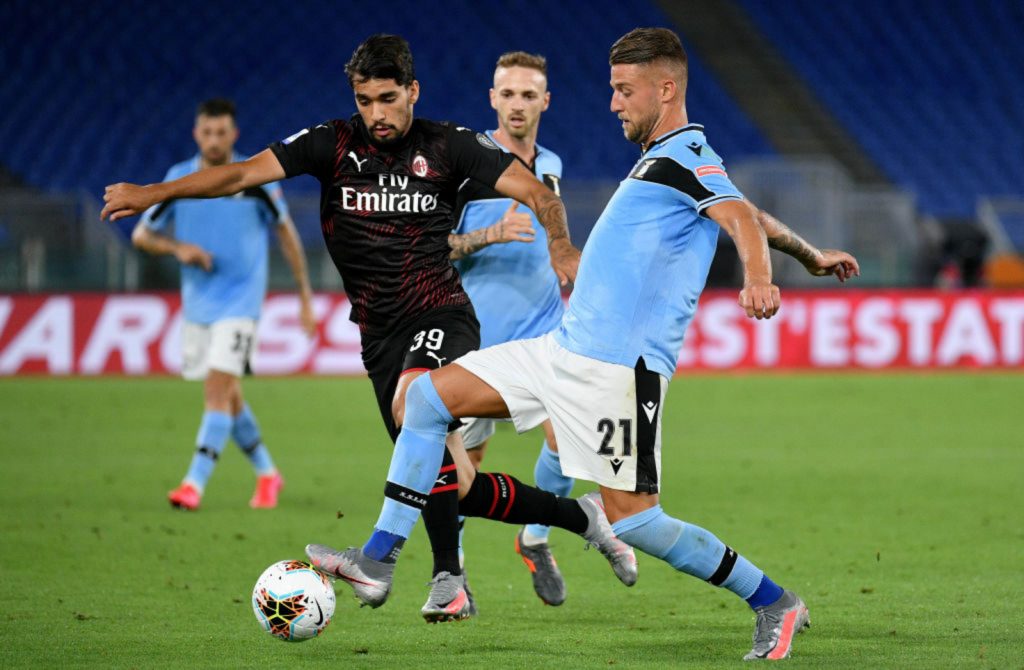 Paqueta Milinkovic Savic Lazio-Milan