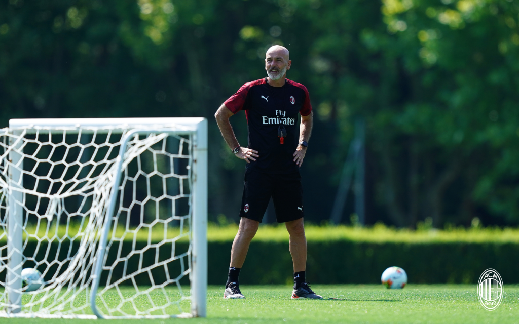 Stefano Pioli Milan Milanello