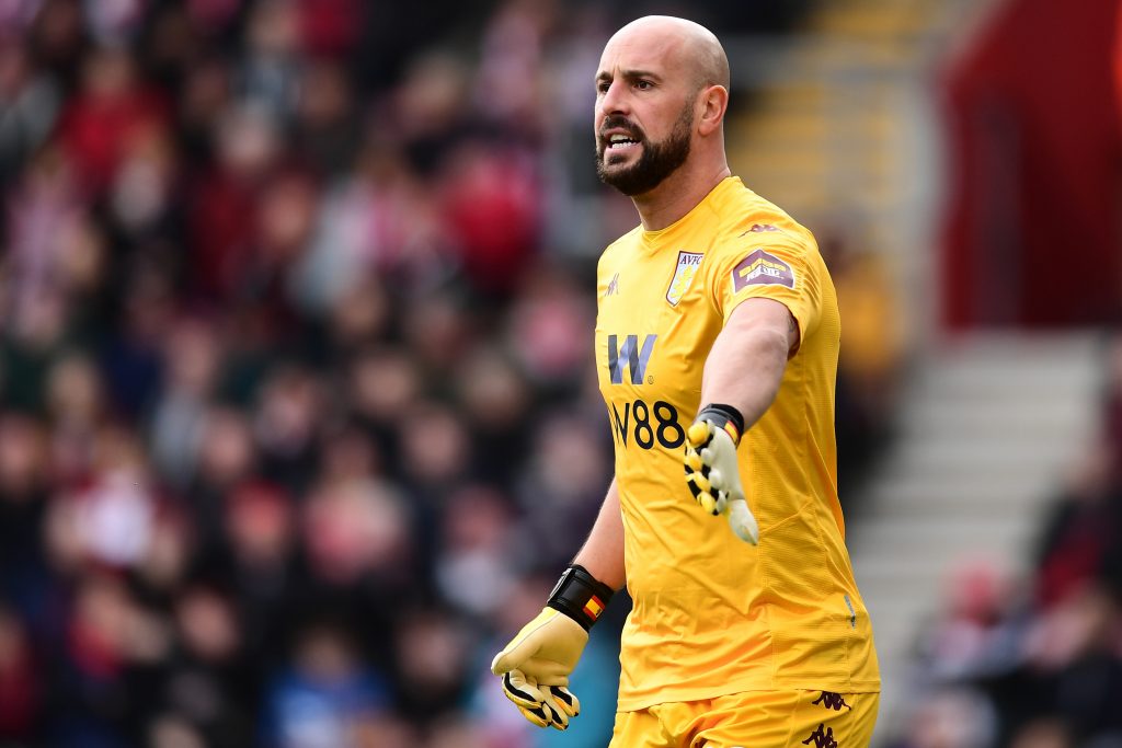 Pepe Reina Aston Villa