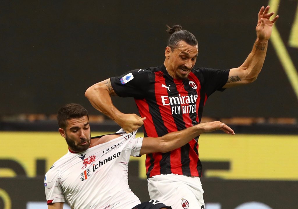 Zlatan Ibrahimovic Milan-Cagliari