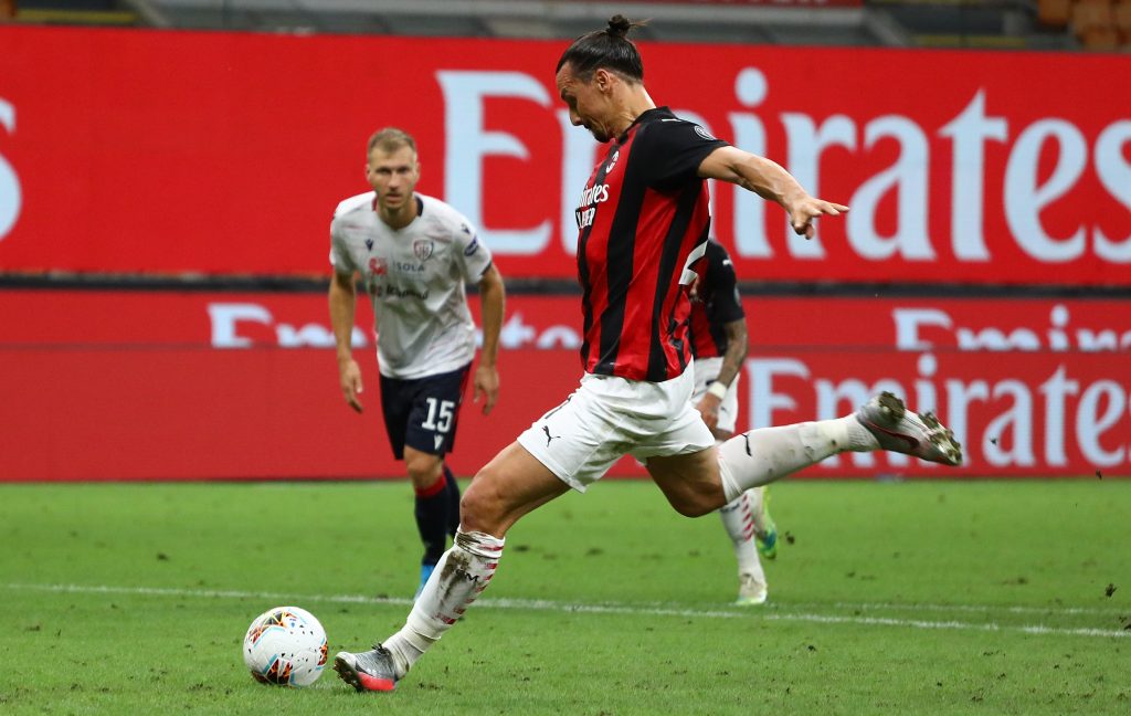 Zlatan Ibrahimovic Milan-Cagliari