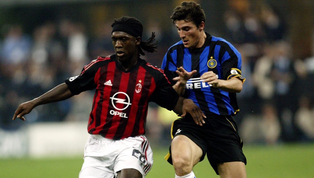 Seedorf Zanetti Milan Inter 2003