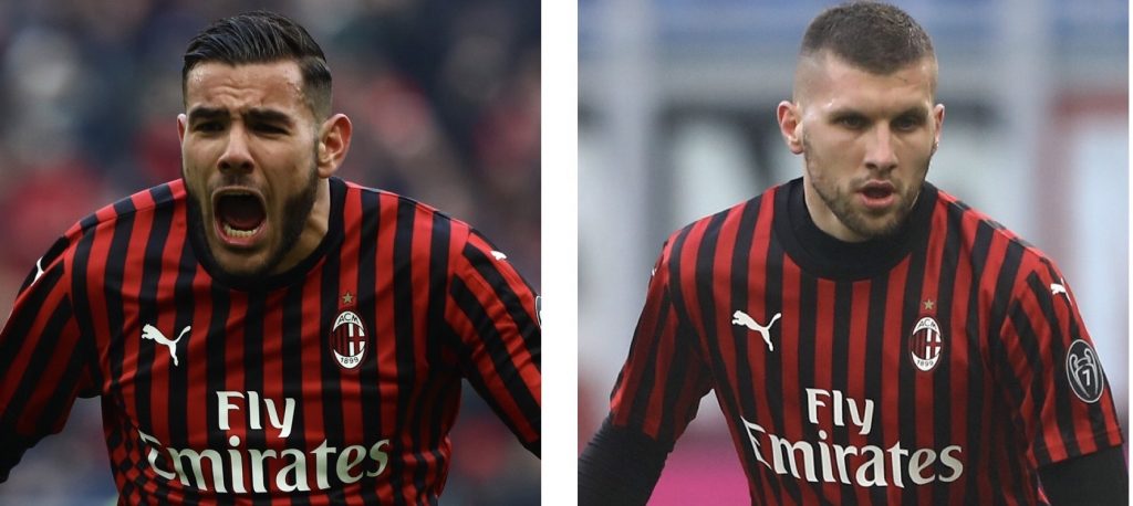 Theo Hernandez Rebic AC Milan