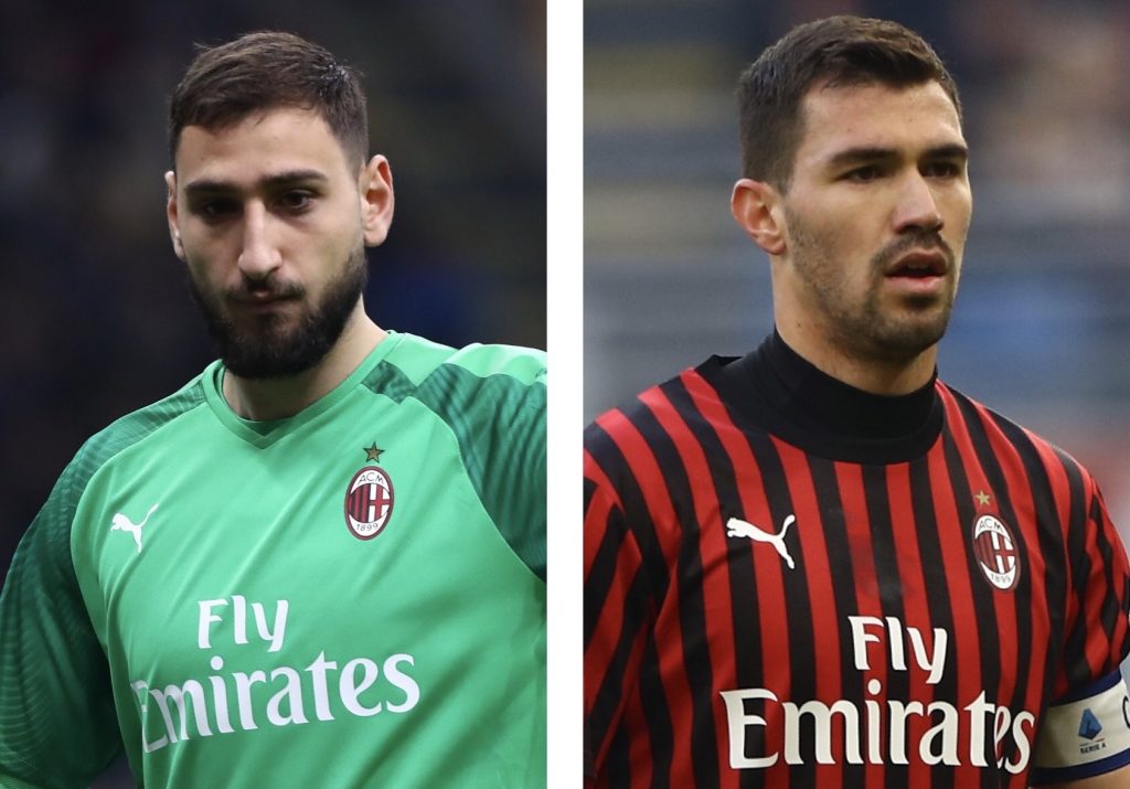 Donnarumma Romagnoli calciomercato AC Milan