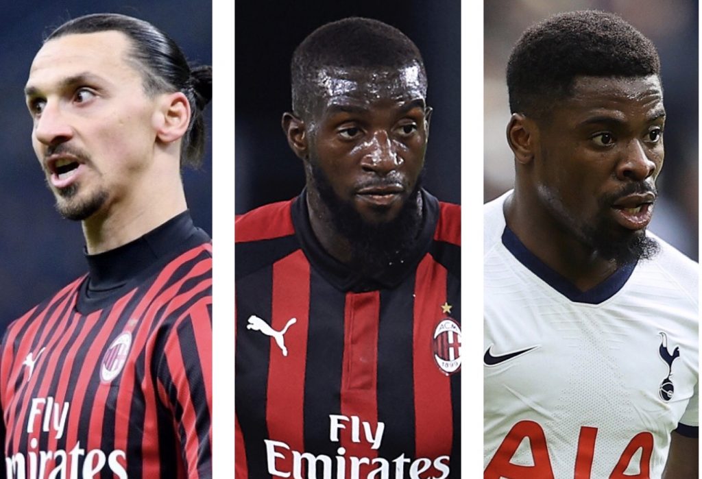 Ibrahimovic Bakayoko Aurier calciomercato Milan