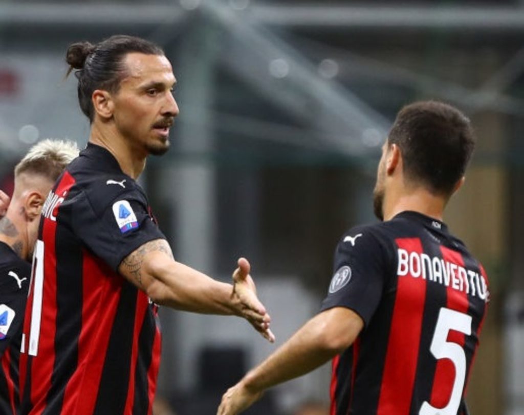 Zlatan Ibrahimovic Giacomo Bonaventura addio Milan post moglie social