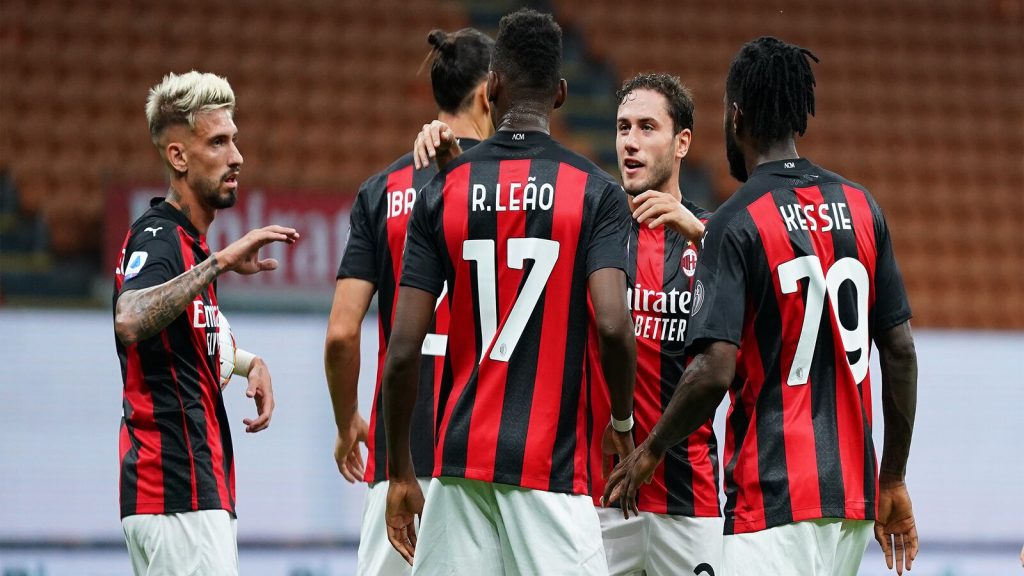 Milan esultanza Milan-Cagliari
