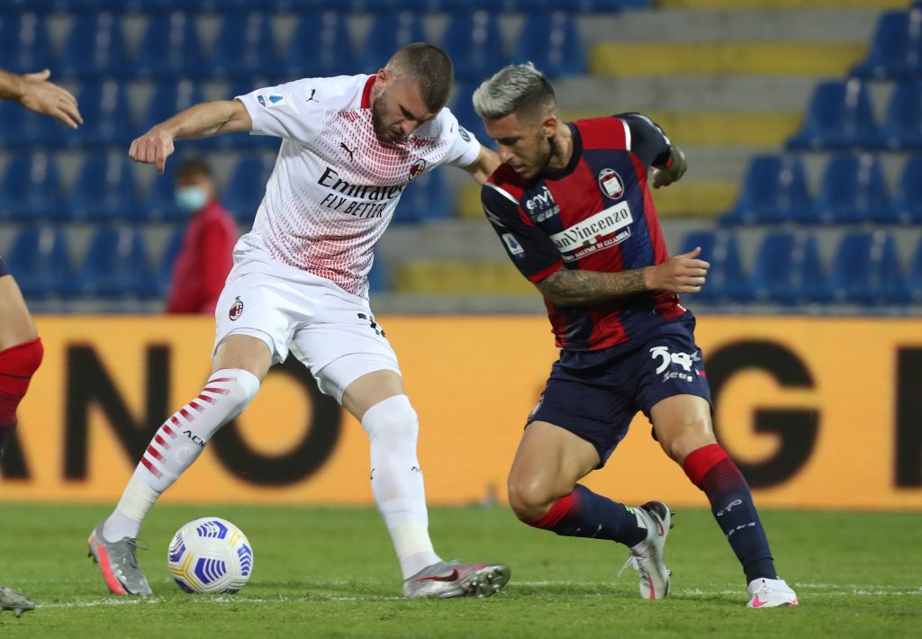 Crotone-Milan Rebic Marrone