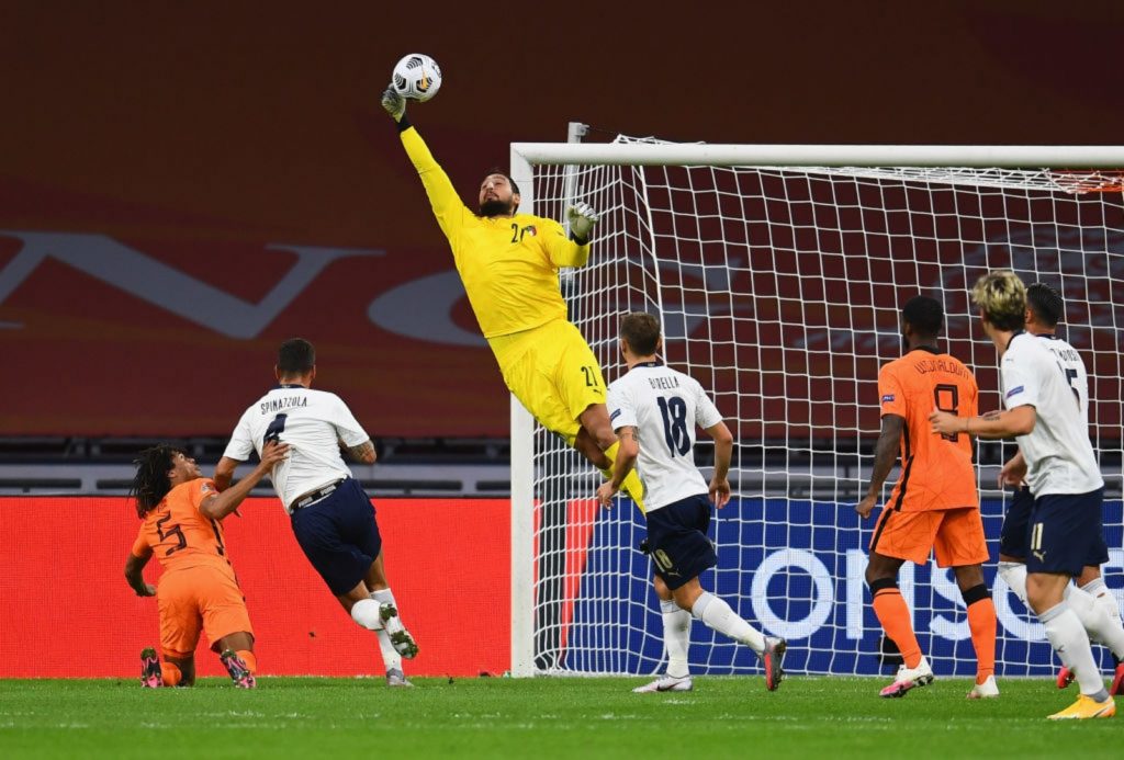 Gianluigi Donnarumma Italia Olanda Nations League