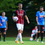 Zlatan Ibrahimovic Milan-Novara