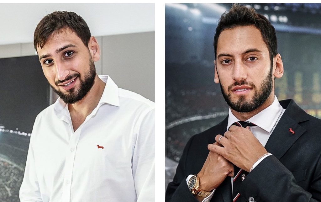 Donnarumma Calhanoglu Harmont & Blaine Milan News