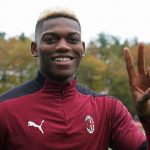 Rafael Leao allenamento Milan Milanello