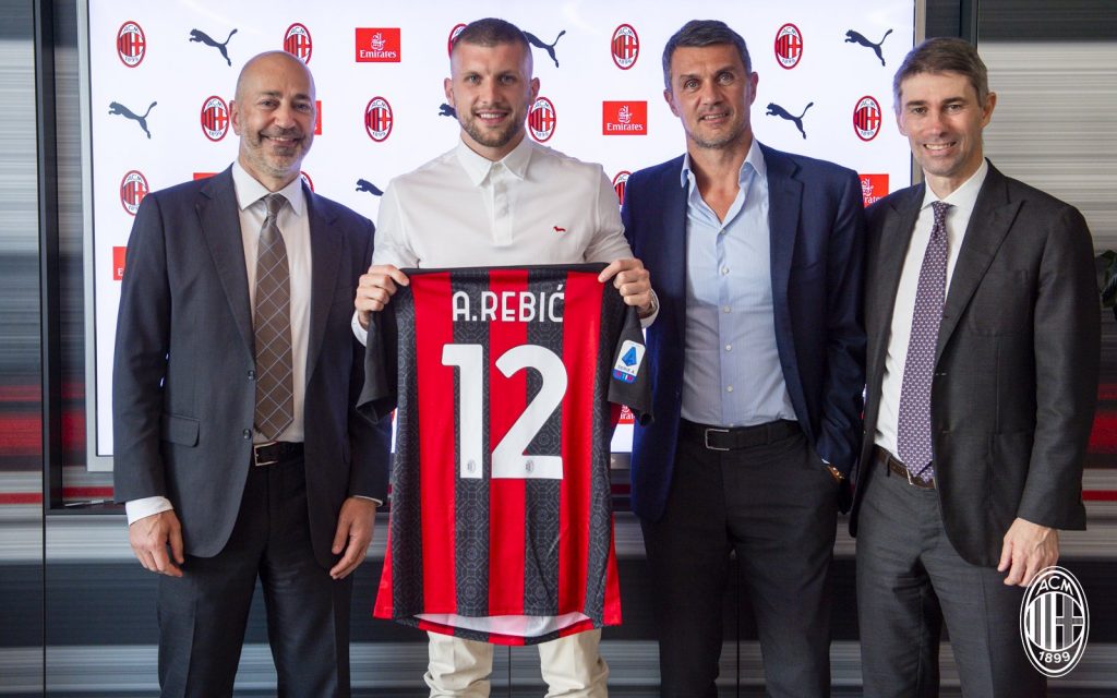 Gazidis Rebic Maldini Massara calciomercato Milan