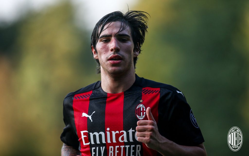 Milan brescia amichevole Sandro Tonali