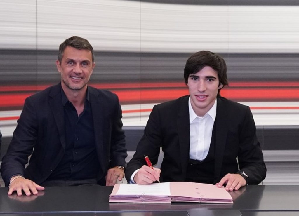 Tonali Milan ufficiale Maldini