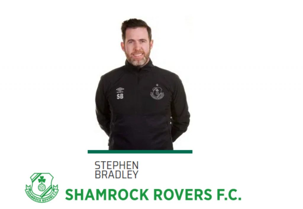 Stephen Bradley allenatore Shamrock Rovers Milan Europa League