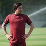 Sandro Tonali Milan allenamento Milanello