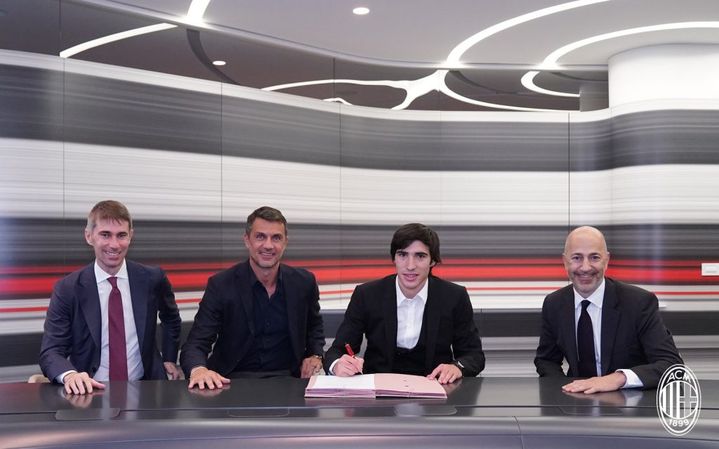 Massara Maldini Tonali Gazidis calciomercato Milan