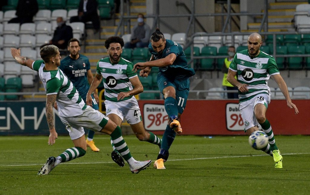 Zlatan Ibrahimovic Milan Shamrock Rovers gol europa league
